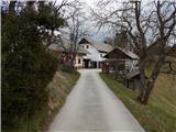 Šobčev bajer - Castle Lipniški grad (Pusti grad above Lipnica)