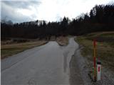 Šobčev bajer - Castle Lipniški grad (Pusti grad above Lipnica)