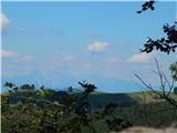 Ledinsko Razpotje - Gradišče (above Spodnja Idrija)