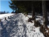 Poljšica pri Gorjah (Zatrata) - Planina Rčitno