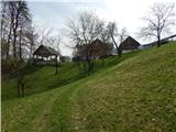 Radovljica - Castle Lipniški grad (Pusti grad above Lipnica)