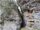 Šobčev bajer - Castle Lipniški grad (Pusti grad above Lipnica)