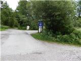 border crossing Rateče - The lake Zgornje Mangartsko jezero