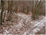 Bodeški most - Lovska koča na Taležu