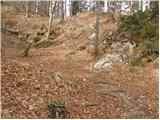 Kropa (Srednji Konec) - Partisan cottage on Vodiška planina