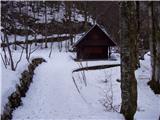 Koča pri Savici - The Savica waterfall