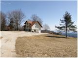 Hunting cottage on Planinska gora