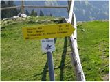 Rifugio Nordio - Maria Schnee below Gozman