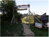 Planina Storeča raven - Planinska koča Merjasec