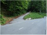 2nd hairpin turn of Vršič road - Visoki Mavrinc