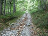 2nd hairpin turn of Vršič road - Kumlehova glava