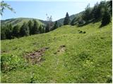 Bohinjsko sedlo - Slatnik (severozahodni vrh)