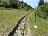 Valbruna - Planina Strehica