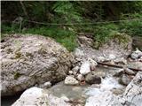 Čezsoča - The Slatenik waterfall