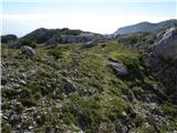 Planina Ravne - Jamarski bivak na Dleskovški planoti