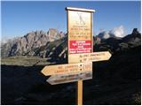 Rifugio Auronzo - Sasso di Sesto / Sextnerstein