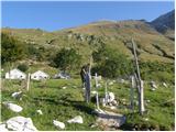 Planina Kuhinja - Gomiščkovo zavetišče na Krnu