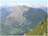 Planina Kuhinja - Gomiščkovo zavetišče na Krnu