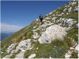 Planina Kuhinja - Gomiščkovo zavetišče na Krnu