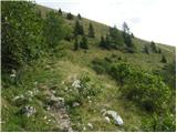 Planina Kuninja - The lake Jezero v Lužnici