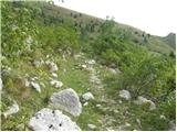 Planina Kuninja - Srednji vrh (above lake Jezero v Lužnici)