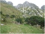 Planina Kuninja - Srednji vrh (above lake Jezero v Lužnici)