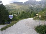 Planina Kuninja - Srednji vrh (nad jezerom v Lužnici)