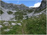 Planina Polog - Srednji vrh (above lake Jezero v Lužnici)