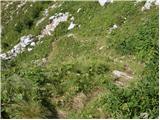 Planina Polog - Srednji vrh (above lake Jezero v Lužnici)