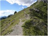 Planina Polog - Srednji vrh (above lake Jezero v Lužnici)