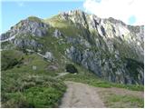 Planina Polog - Srednji vrh (above lake Jezero v Lužnici)