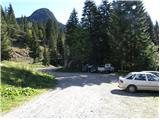 Parking place below Nassfeld - Monte Cavallo / Rosskofel