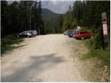 end of road on Pokljuka - Triglavski dom na Kredarici