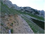 Konec ceste na Vogar - Planina Lopučnica