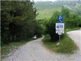 Koča na planini Kuhinja - Planica below Krn