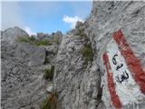 Žabnice / Camporosso in Valcanale - Kamniti lovec / Cima del Cacciatore