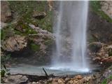 Waterfall Podkanjski slap / Wildensteiner Wasserfall