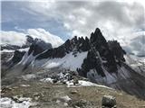 Monte Paterno z vrha Sasso dei Sesto