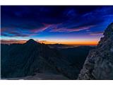 jutro pa noro lepo - poglej proti vzhodu, 1h pred sončnim vzhodom z višine 2530 m