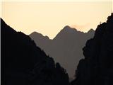 Najvišji vrhovi v Kamniško Savinjskih Alpah so rahlo pobeljeni