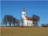 Hodoško jezero Evangeličanska cerkev v Hodošu