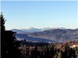 Gradiše nad Rovtami 770m Trojček Karavank: Stol, Vrtača in Begunjščica 