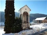 Dobje - Church of the Holy Cross at Brezje above Srednja vas