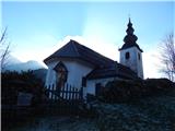 Zgornje Jezersko - Stara cerkev sv. Ožbolta (Jezersko)