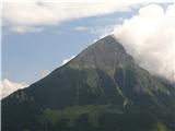 Ennstaler Alpen Grosser Pyhrgas v jutranjih meglicah