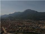 Dauphiné - Parc des Écrin Pogled iz citadele na Grenoble in Vercors.