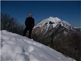 Potoška gora, Javorov vrh in Cjanovca .. ponuja pa tudi že lepe razglede... v tem primeru na Cjanovco.