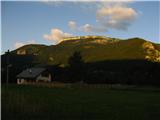 Dauphiné - Parc des Écrin Pogled na gore okoli Lance-en-Vercors.