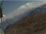 Trenutni pogled iz vrha Stola 1673 m na Julijske Alpe 