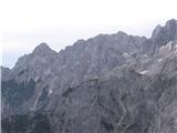 Kukova špica, Široka peč in Mali Oltar. Spredaj Na pečeh (2039m).